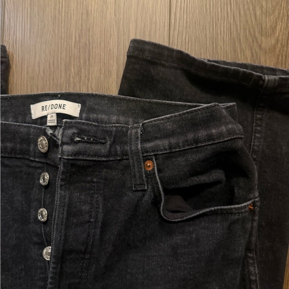 REDONE Straight Leg Jean, 29, Washed black - Picture 2 of 4
